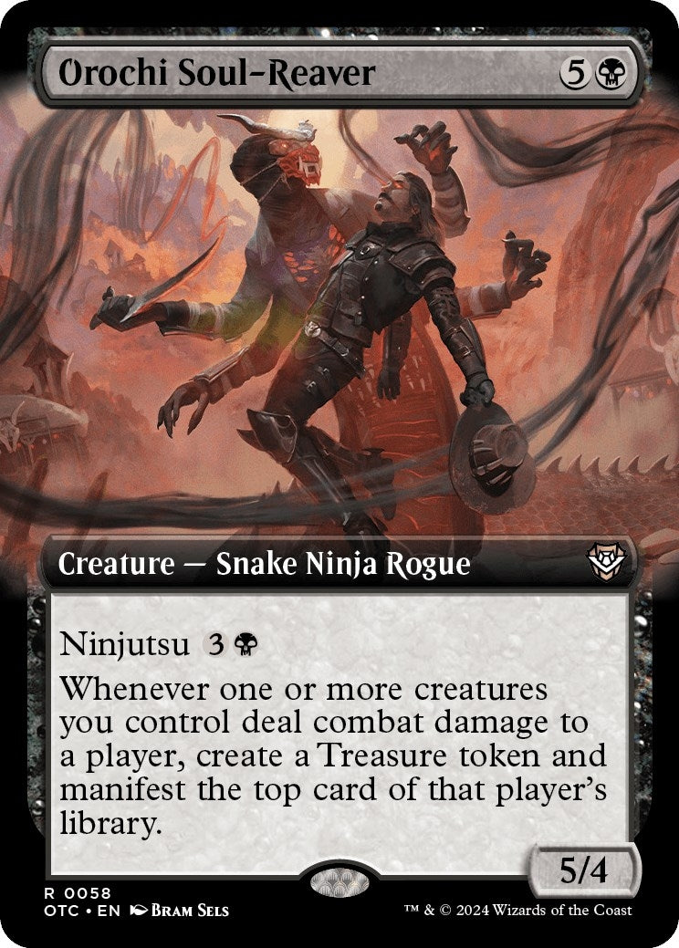 Orochi Soul-Reaver (Extended Art) (58) [OTC] - MTG Single
