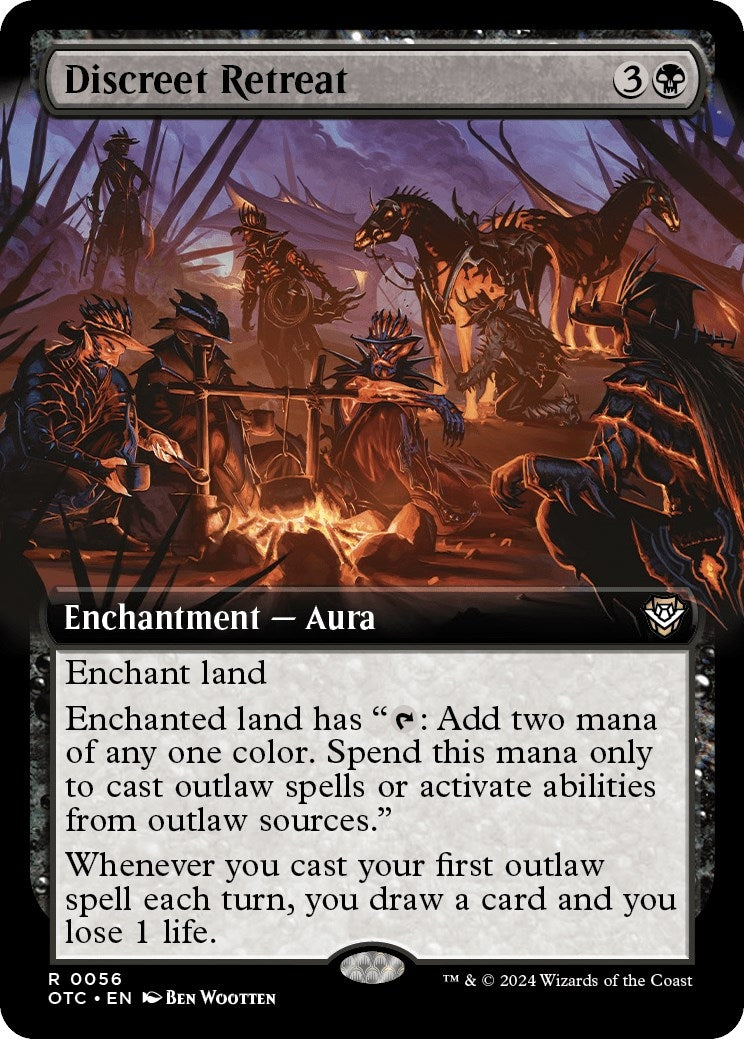 Discreet Retreat (Extended Art) (56) [OTC] - MTG Single