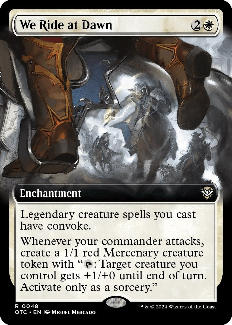We Ride at Dawn (Extended Art) (48) [OTC] - MTG Single