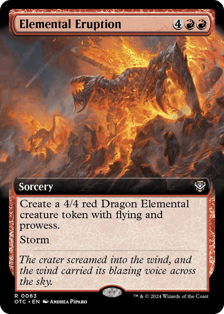 Elemental Eruption (Extended Art) (63) [OTC] - MTG Single