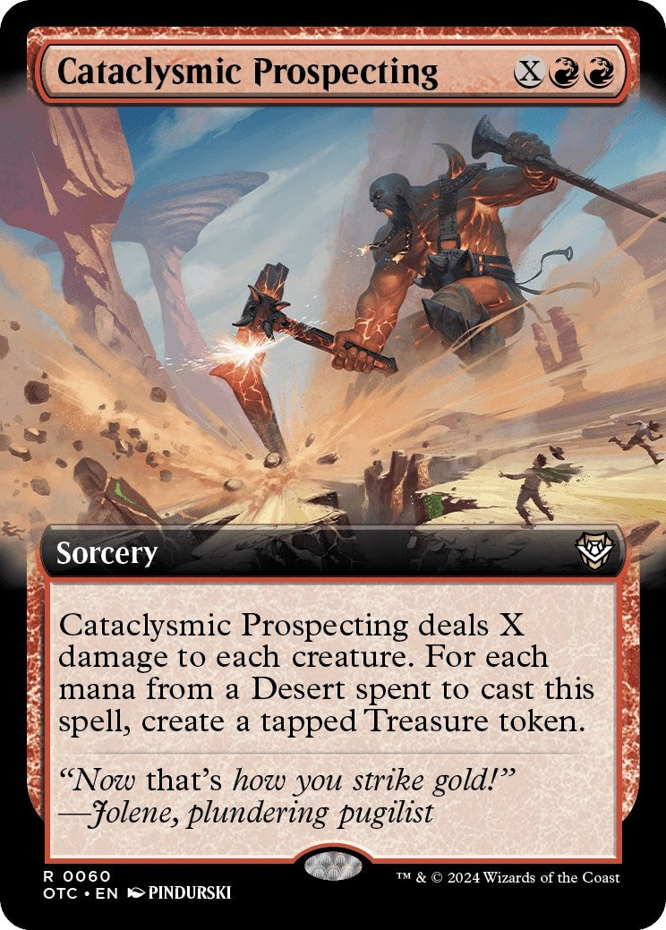 Cataclysmic Prospecting (Extended Art) (60) [OTC] - MTG Single