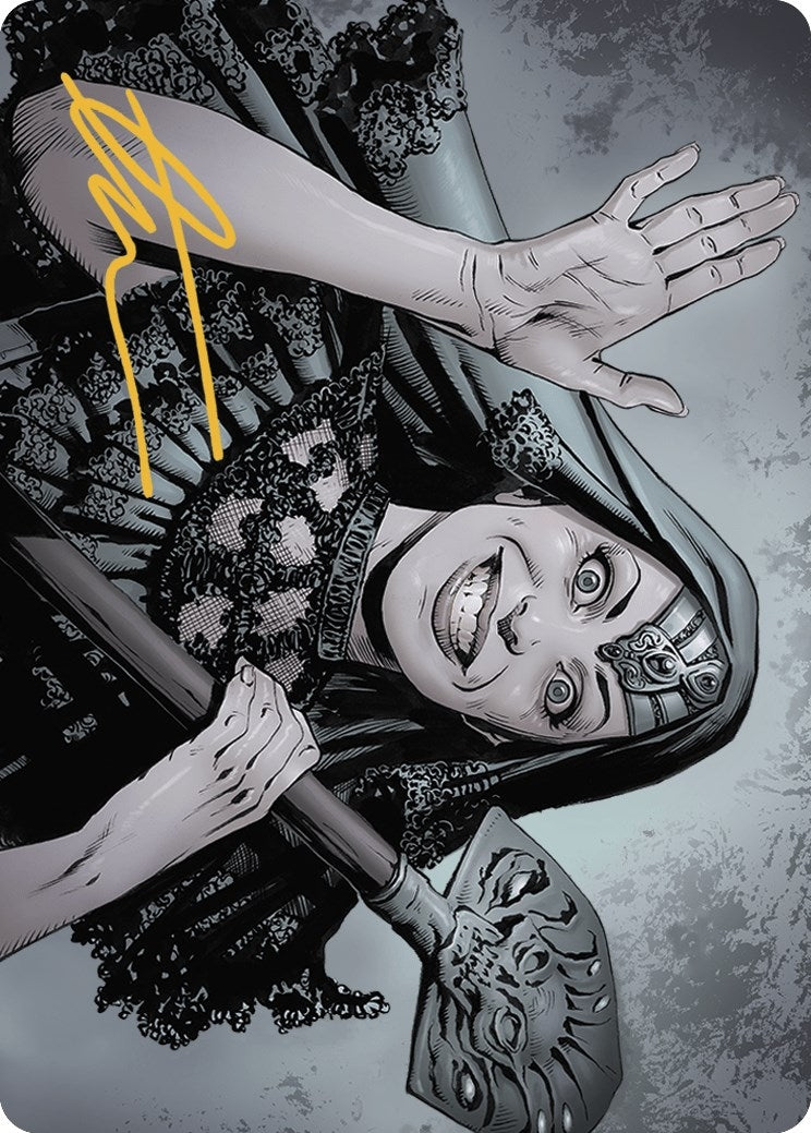 Gisa the Hellraiser Art Card (Gold-Stamped Signature) (51) [ASOTJ] - MTG Single