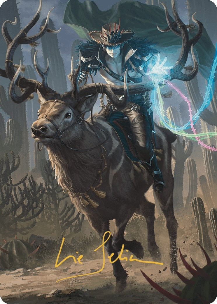 Oko the Ringleader Art Card (54/54) (Gold-Stamped Signature) (54) [ASOTJ] - MTG Single