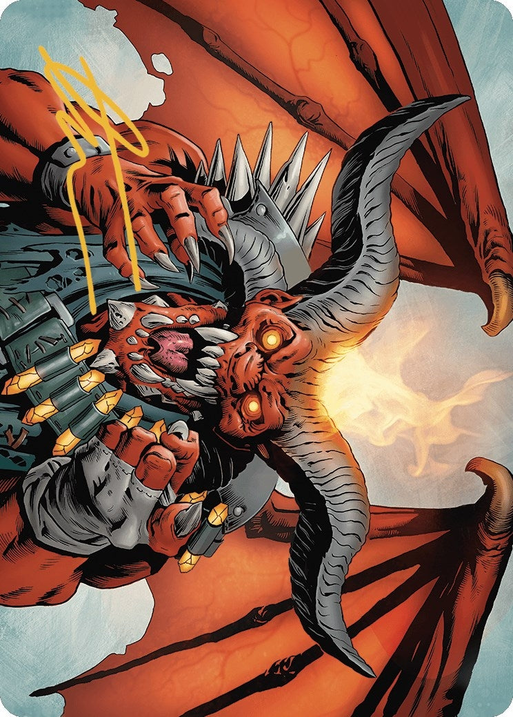 Rakdos the Muscle Art Card (Gold-Stamped Signature) (53) [ASOTJ] - MTG Single