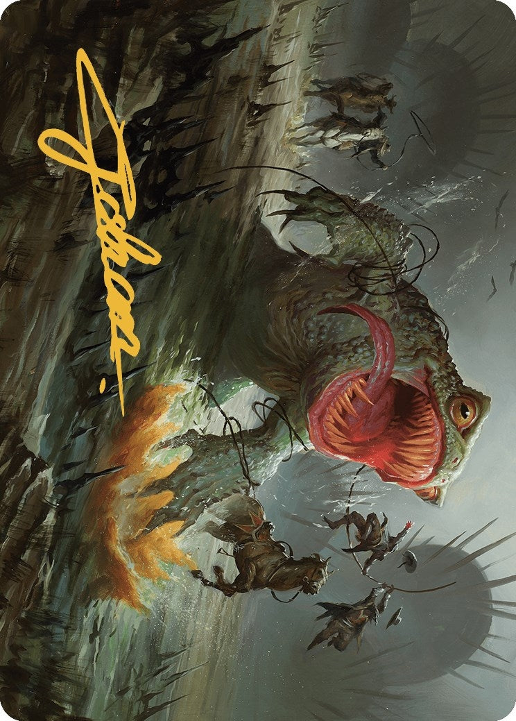 The Gitrog Ravenous Ride Art Card (Gold-Stamped Signature) (22) [ASOTJ] - MTG Single