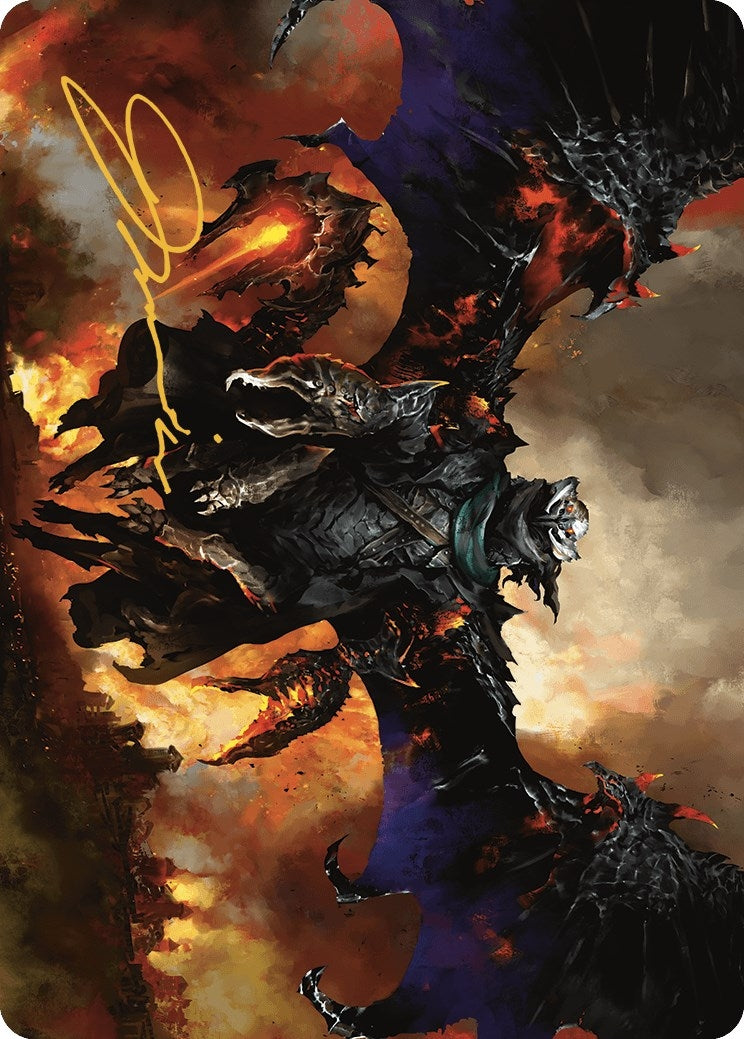 Akul the Unrepentant Art Card (Gold-Stamped Signature) (16) [ASOTJ] - MTG Single