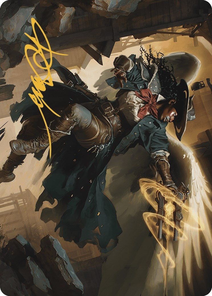 Archangel of Tithes Art Card (Gold-Stamped Signature) (1) [ASOTJ] - MTG Single