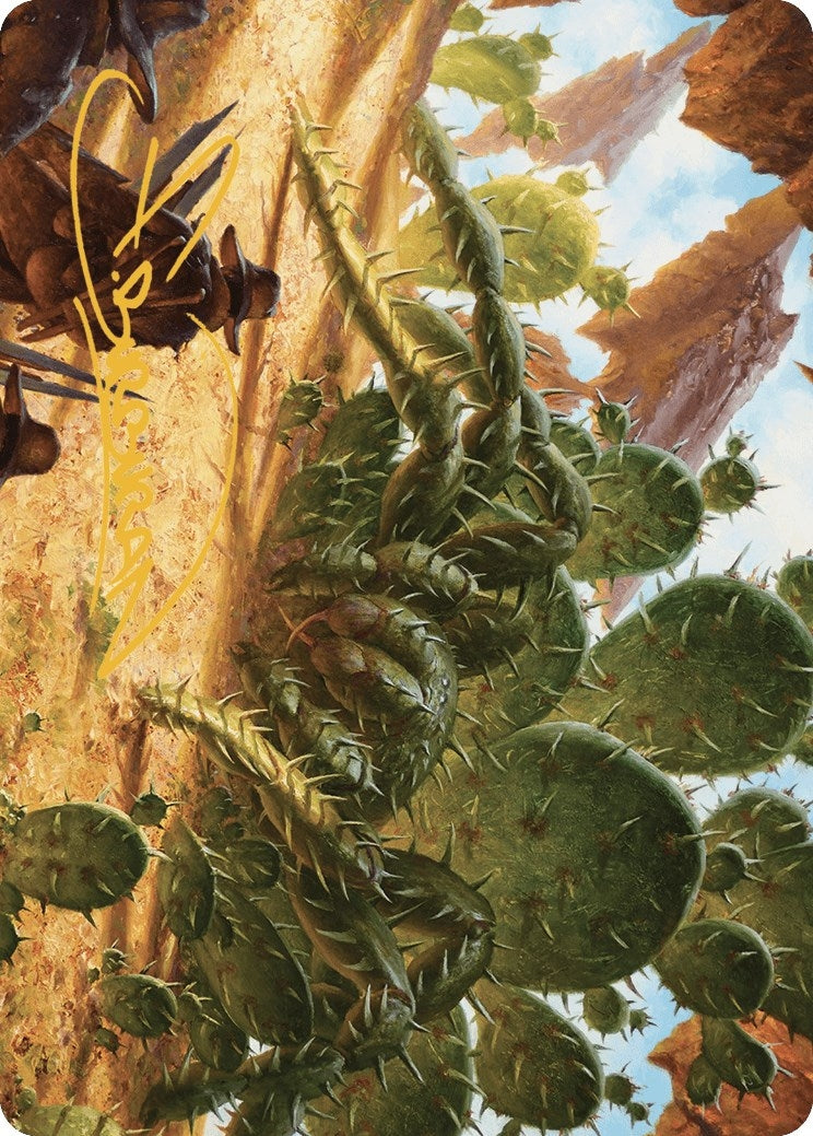 Cactarantula Art Card (Gold-Stamped Signature) (12) [ASOTJ] - MTG Single