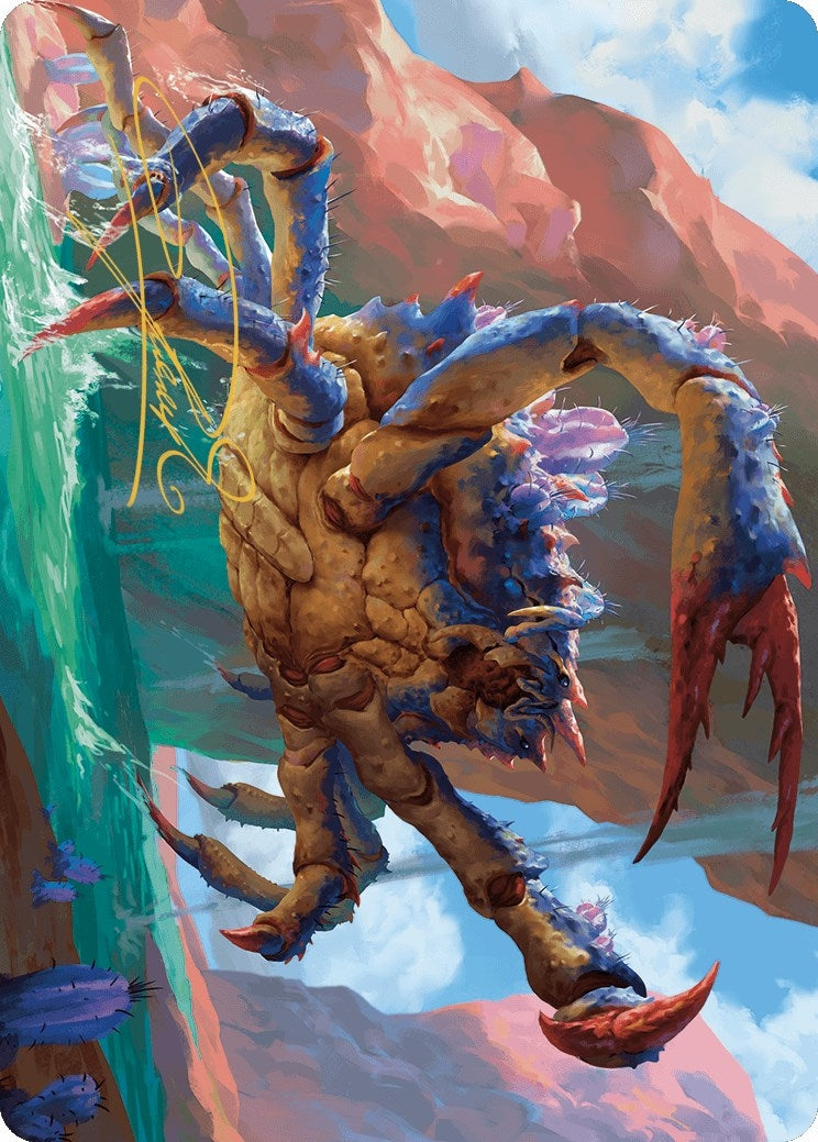 Canyon Crab Art Card (Gold-Stamped Signature) (4) [ASOTJ] - MTG Single