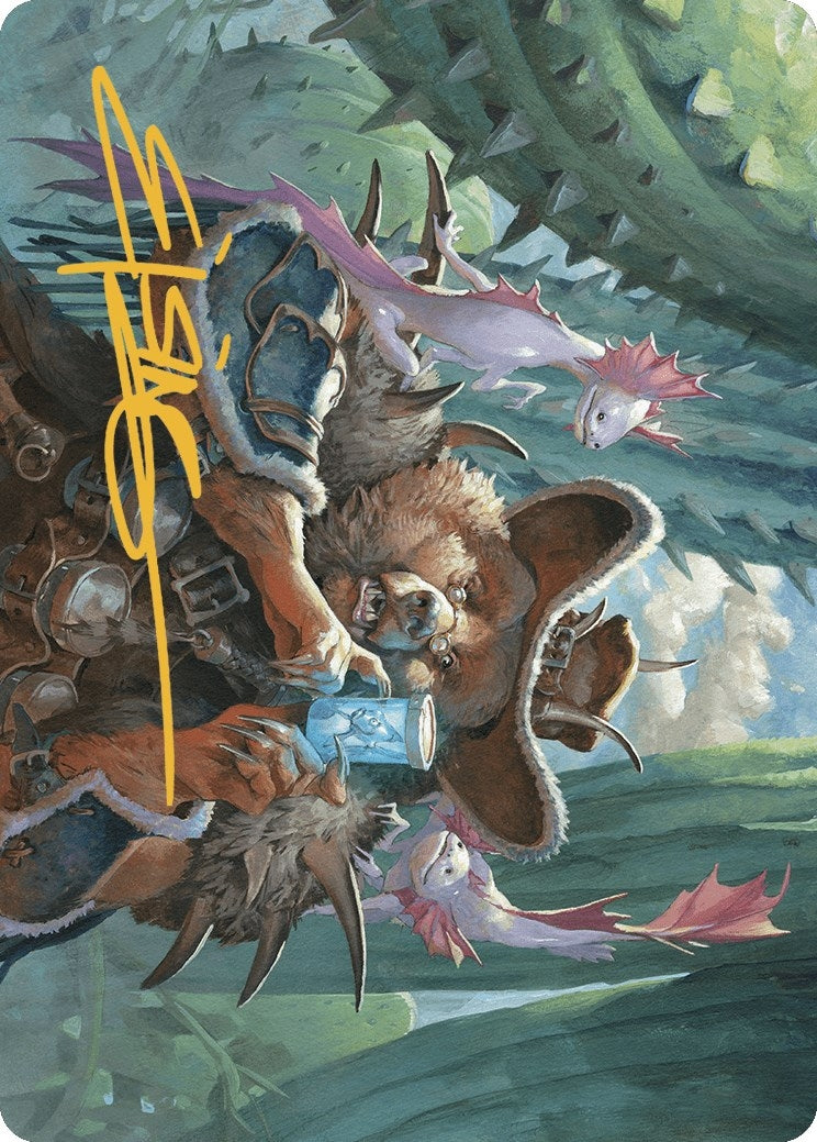 Doc Aurlock Grizzled Genius Art Card (Gold-Stamped Signature) (21) [ASOTJ] - MTG Single