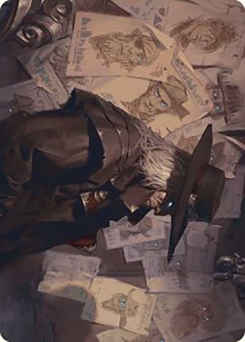 Lazav Familiar Stranger Art Card (25) [ASOTJ] - MTG Single