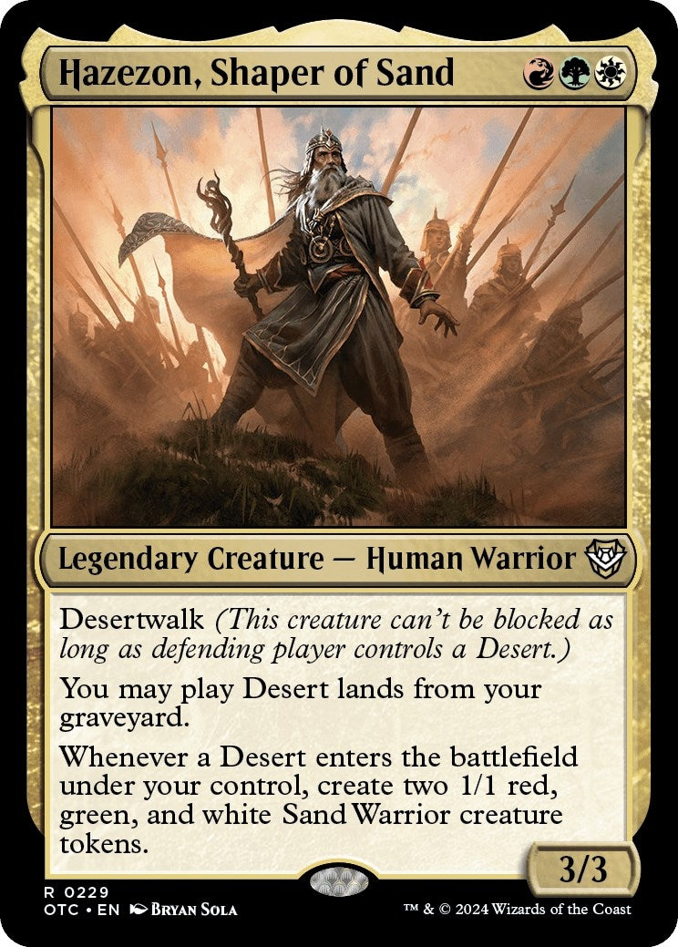 Hazezon Shaper of Sand (229) [OTC] - MTG Single