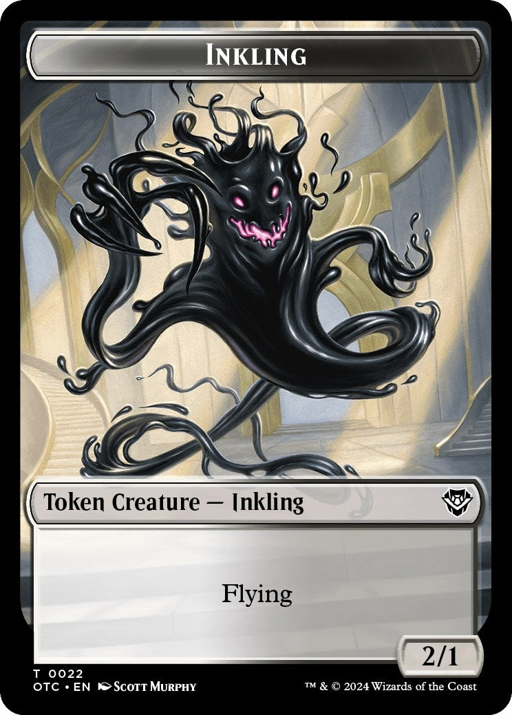 Inkling // Treasure Double-Sided Token (0) [OTC] - MTG Single