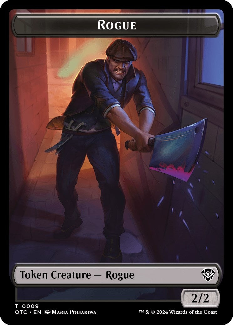 Rogue // The Monarch Double-Sided Token (0) [OTC] - MTG Single