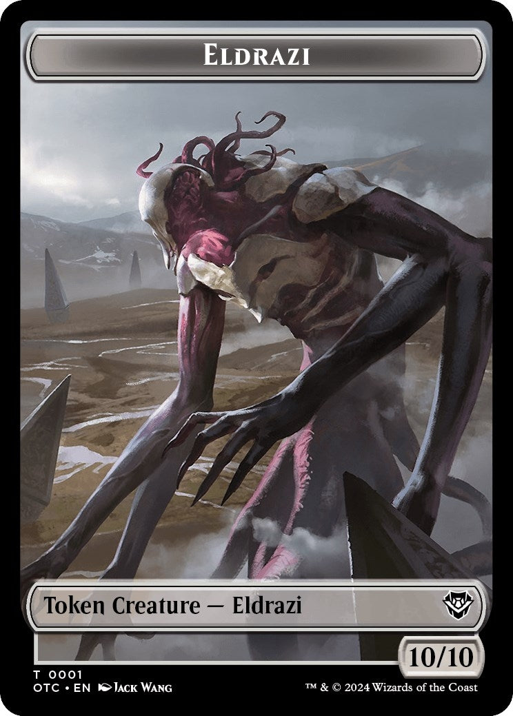 Eldrazi // Clue Double-Sided Token (0) [OTC] - MTG Single