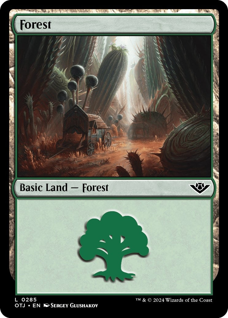 Forest (0285) (285) [OTJ] - MTG Single