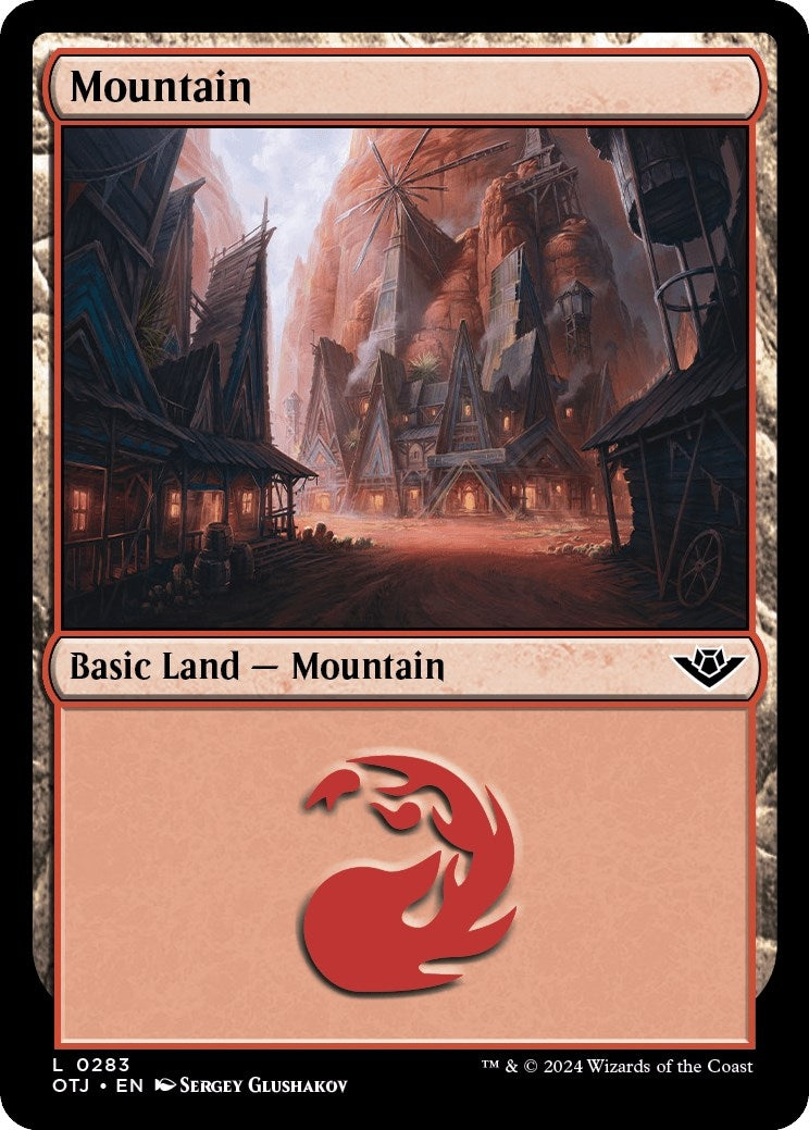 Mountain (0283) (283) [OTJ] - MTG Single