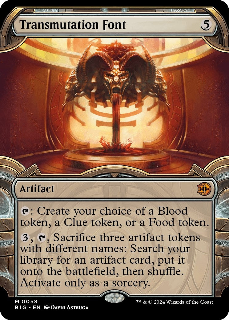 Transmutation Font (Showcase) (58) [BIG] - MTG Single