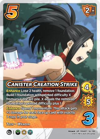 Canister Creation Strike (56) [MHA7] - UniVersus Single