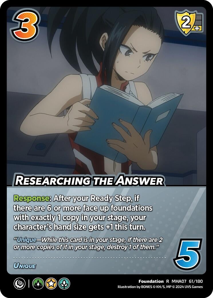 Researching the Answer (61) [MHA7] - UniVersus Single