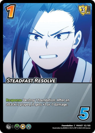 Steadfast Resolve (62) [MHA7] - UniVersus Single