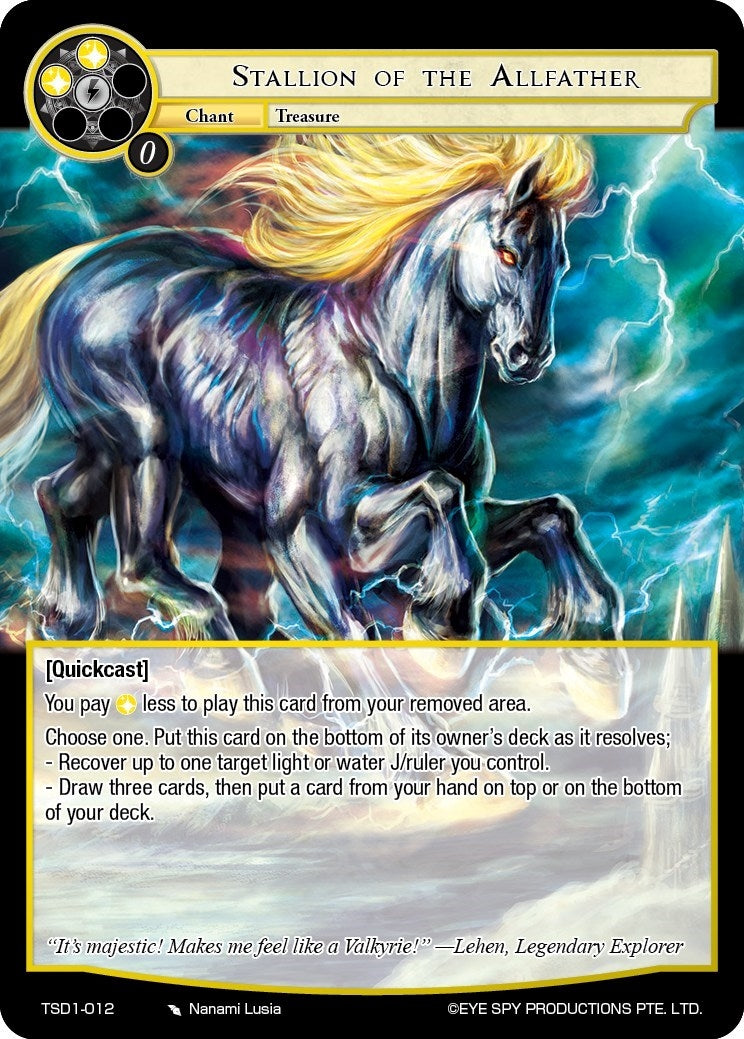Stallion of the Allfather (1012) [TSD1] - Force of Will Single