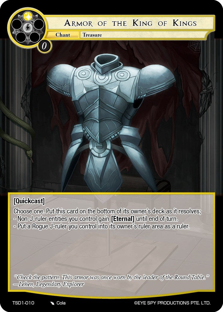 Armor of the King of Kings (1010) [TSD1] - Force of Will Single