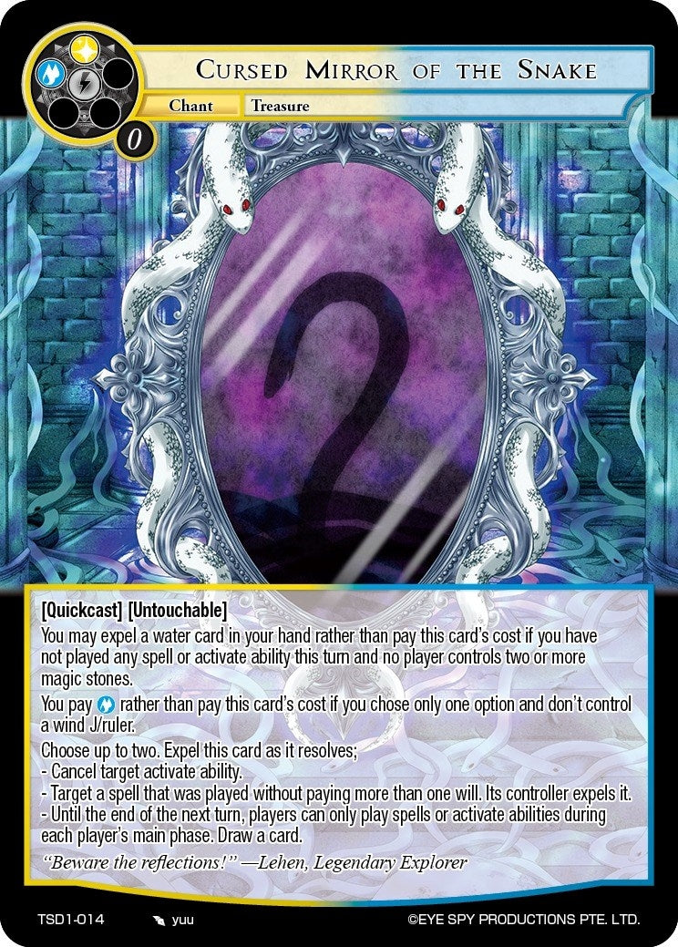 Cursed Mirror of the Snake (1014) [TSD1] - Force of Will Single
