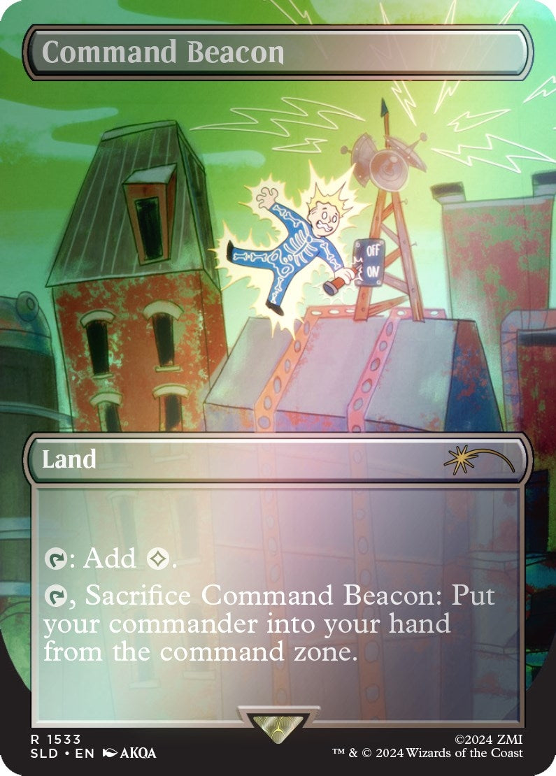 Command Beacon (Rainbow Foil) (1533) [SLD] - MTG Single