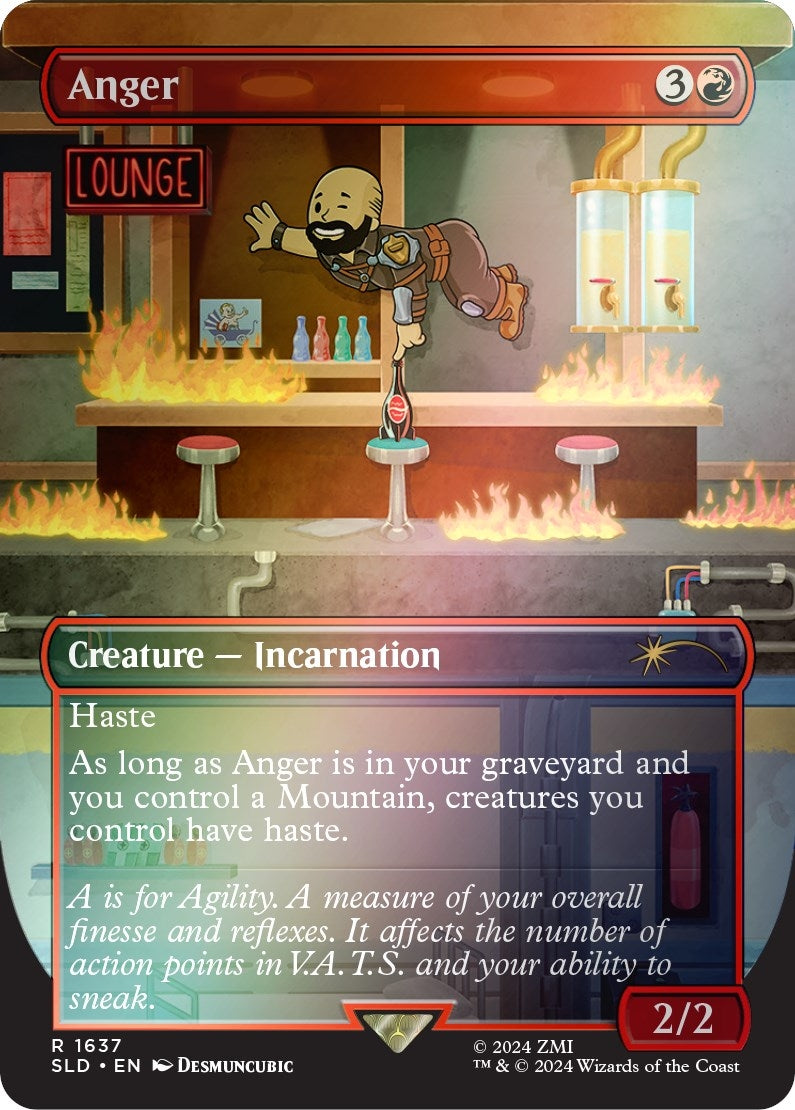 Anger (Rainbow Foil) (1637) [SLD] - MTG Single