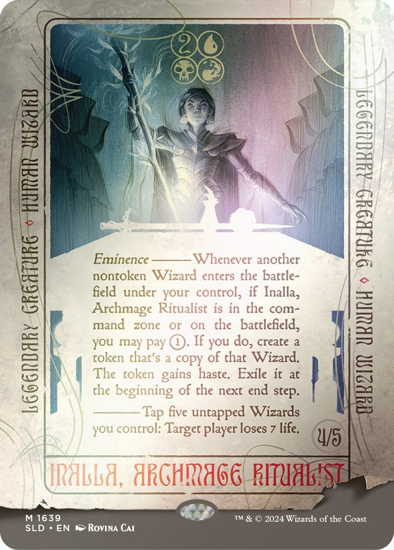 Inalla Archmage Ritualist (Rainbow Foil) (1639) [SLD] - MTG Single