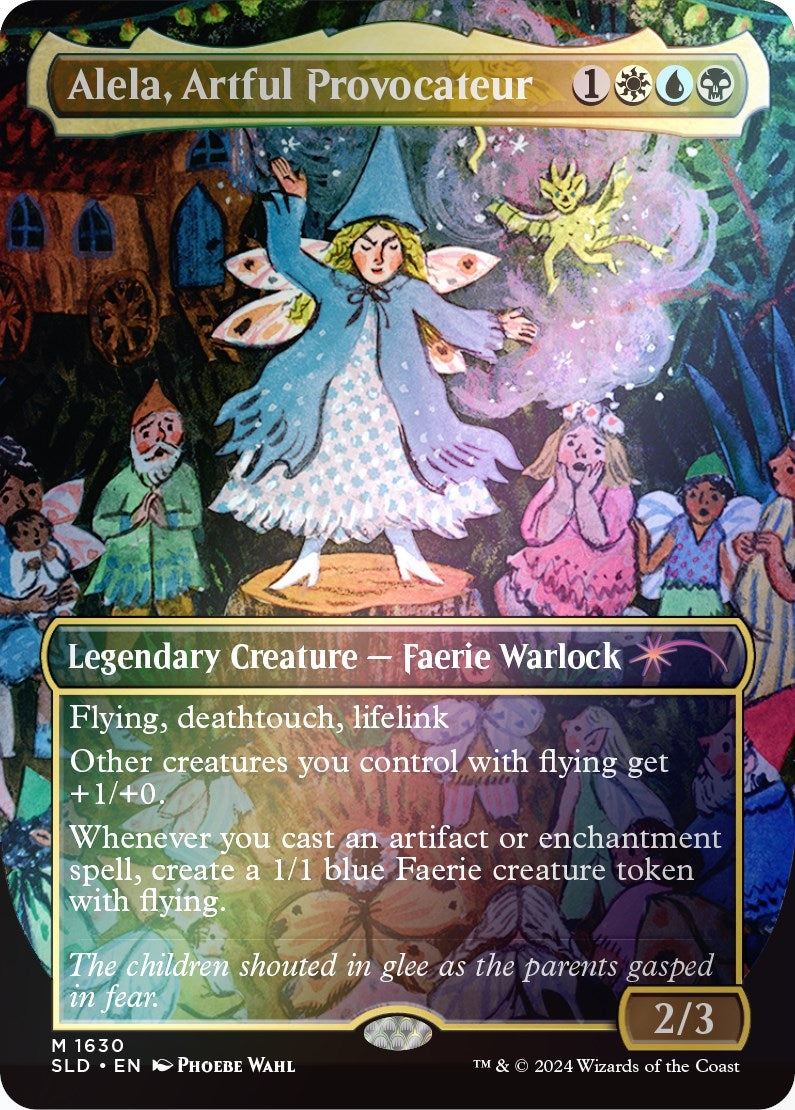 Alela Artful Provocateur (1630) (Rainbow Foil) (1630) [SLD] - MTG Single
