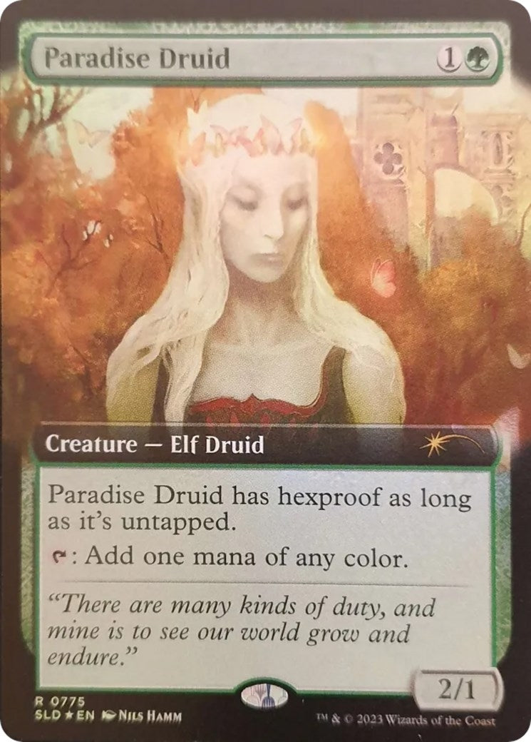 Paradise Druid (Extended Art) (775) [SLD] - MTG Single