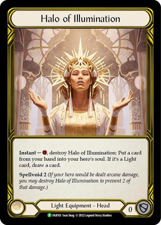 Halo of Illumination - FAB103 (Golden) (103) [PR] - Flesh and Blood TCG Single