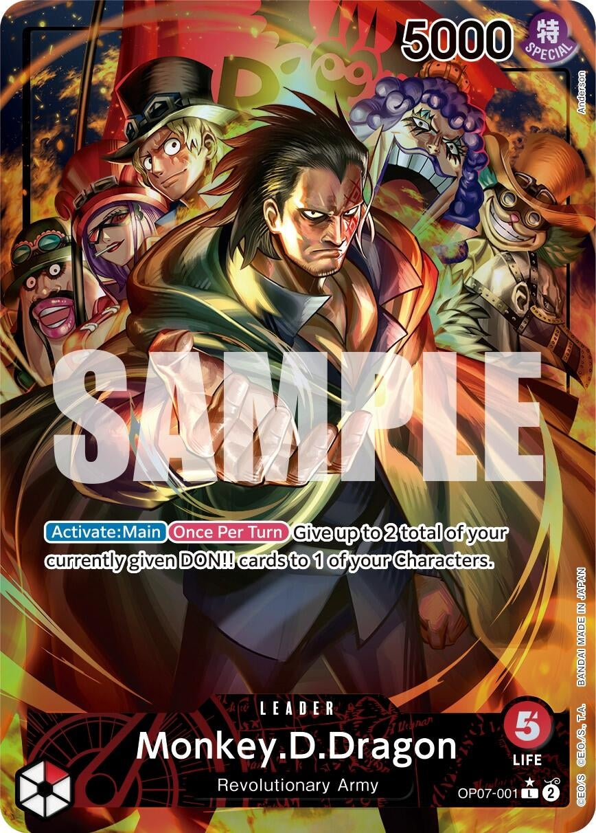 Monkey.D.Dragon (001) (Parallel) (7001) (OP07) - One Piece Card Game Single