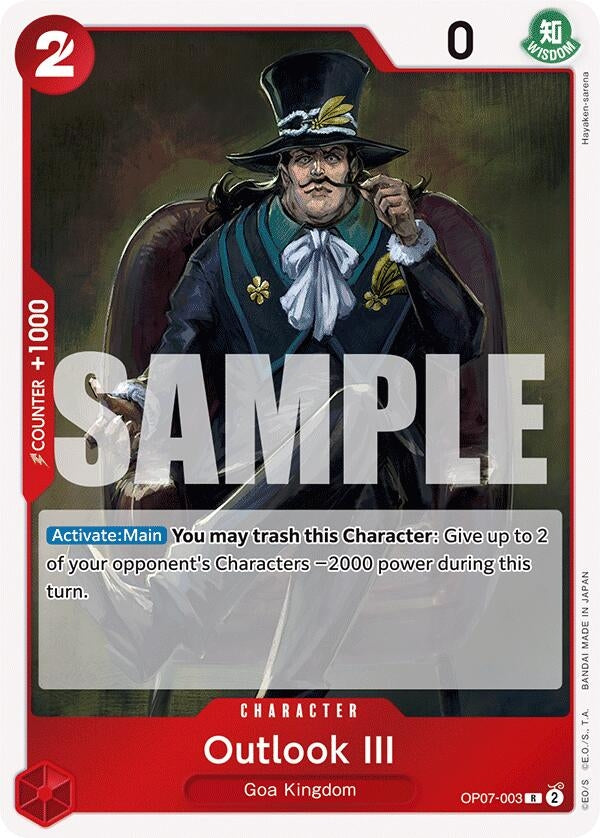 Outlook III (7003) (OP07) - One Piece Card Game Single