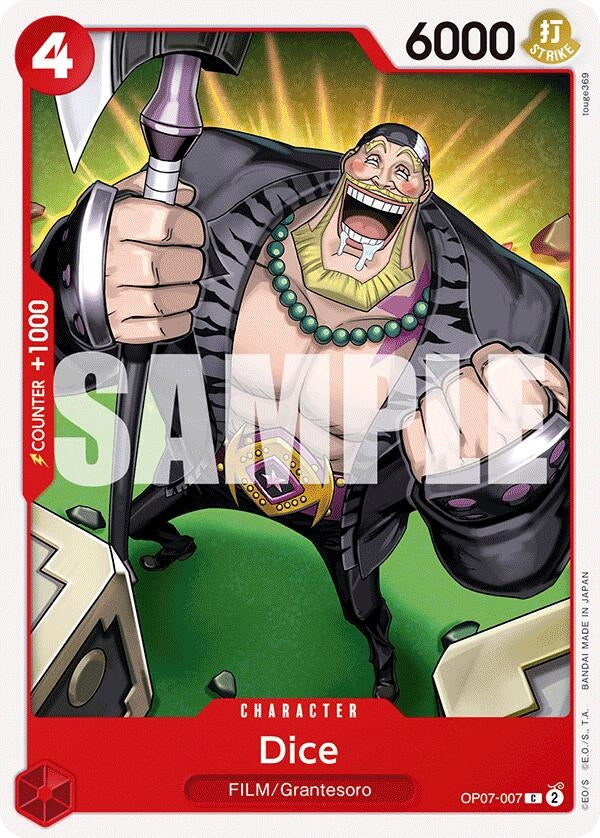 Dice (7007) (OP07) - One Piece Card Game Single