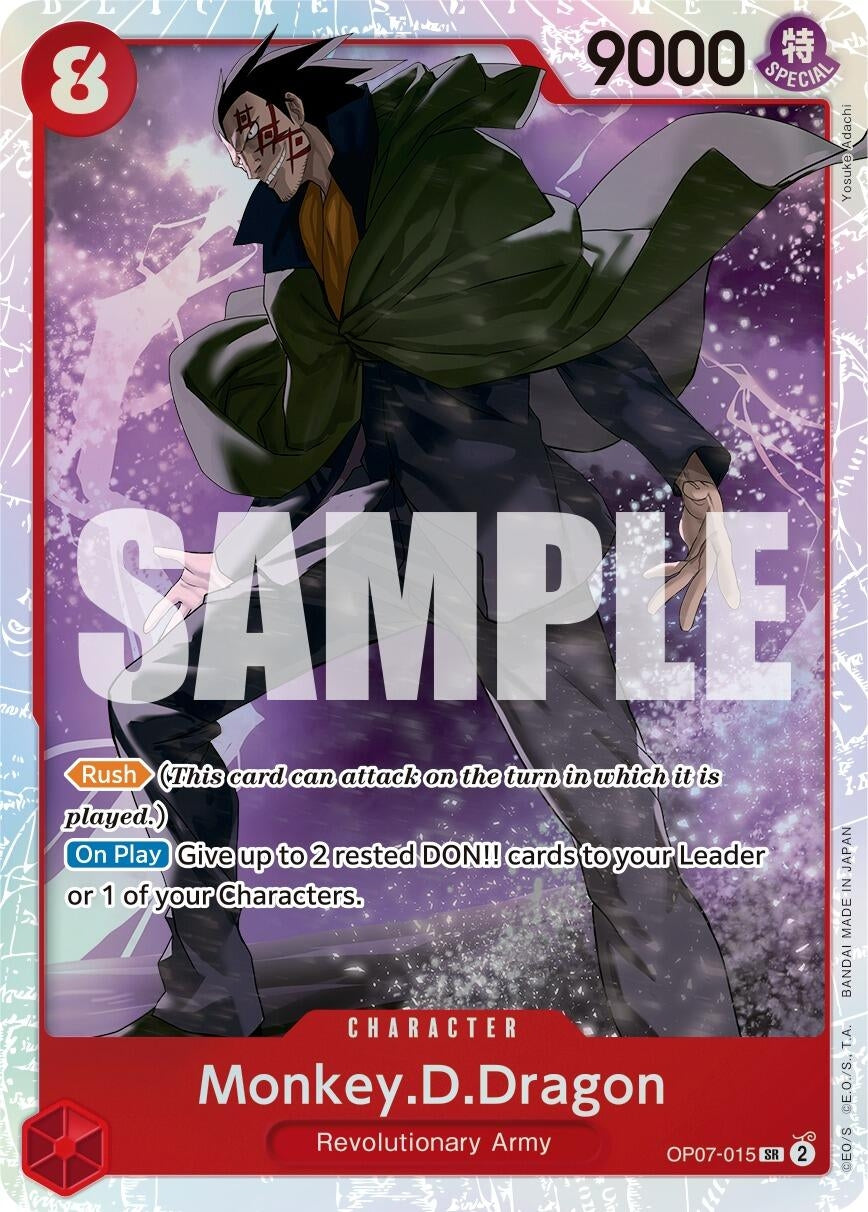 Monkey.D.Dragon (015) (7015) (OP07) - One Piece Card Game Single