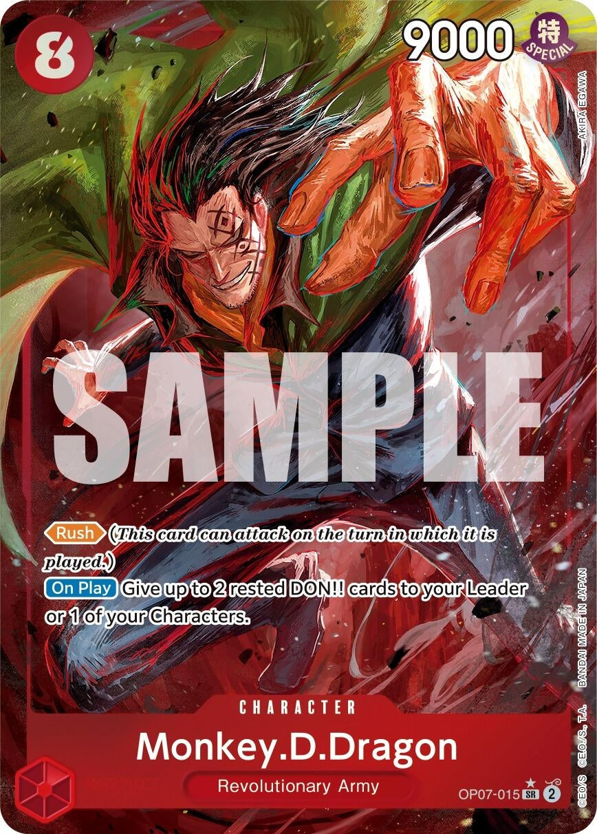 Monkey.D.Dragon (015) (Parallel) (7015) (OP07) - One Piece Card Game Single