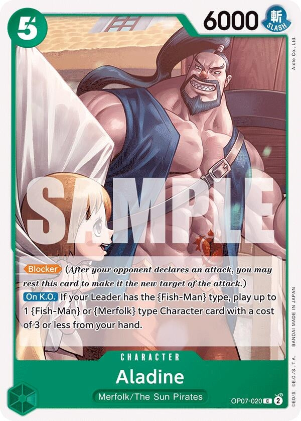 Aladine (7020) (OP07) - One Piece Card Game Single