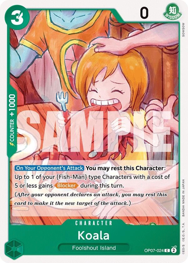 Koala (7024) (OP07) - One Piece Card Game Single
