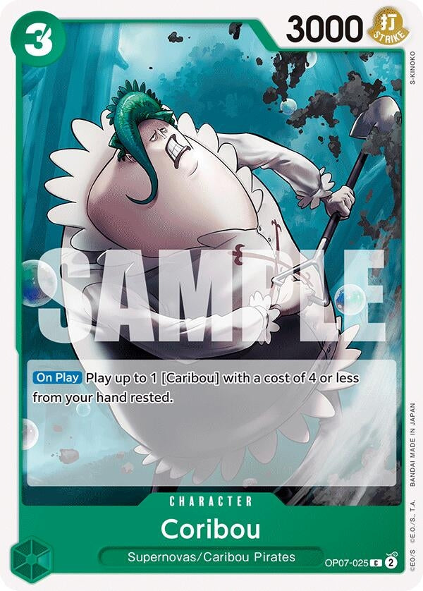 Coribou (7025) (OP07) - One Piece Card Game Single
