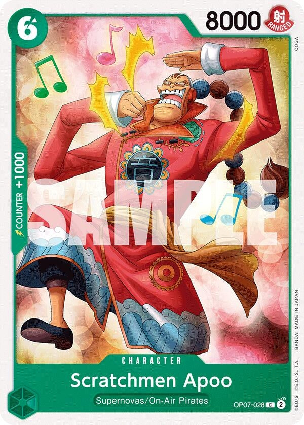 Scratchmen Apoo (7028) (OP07) - One Piece Card Game Single