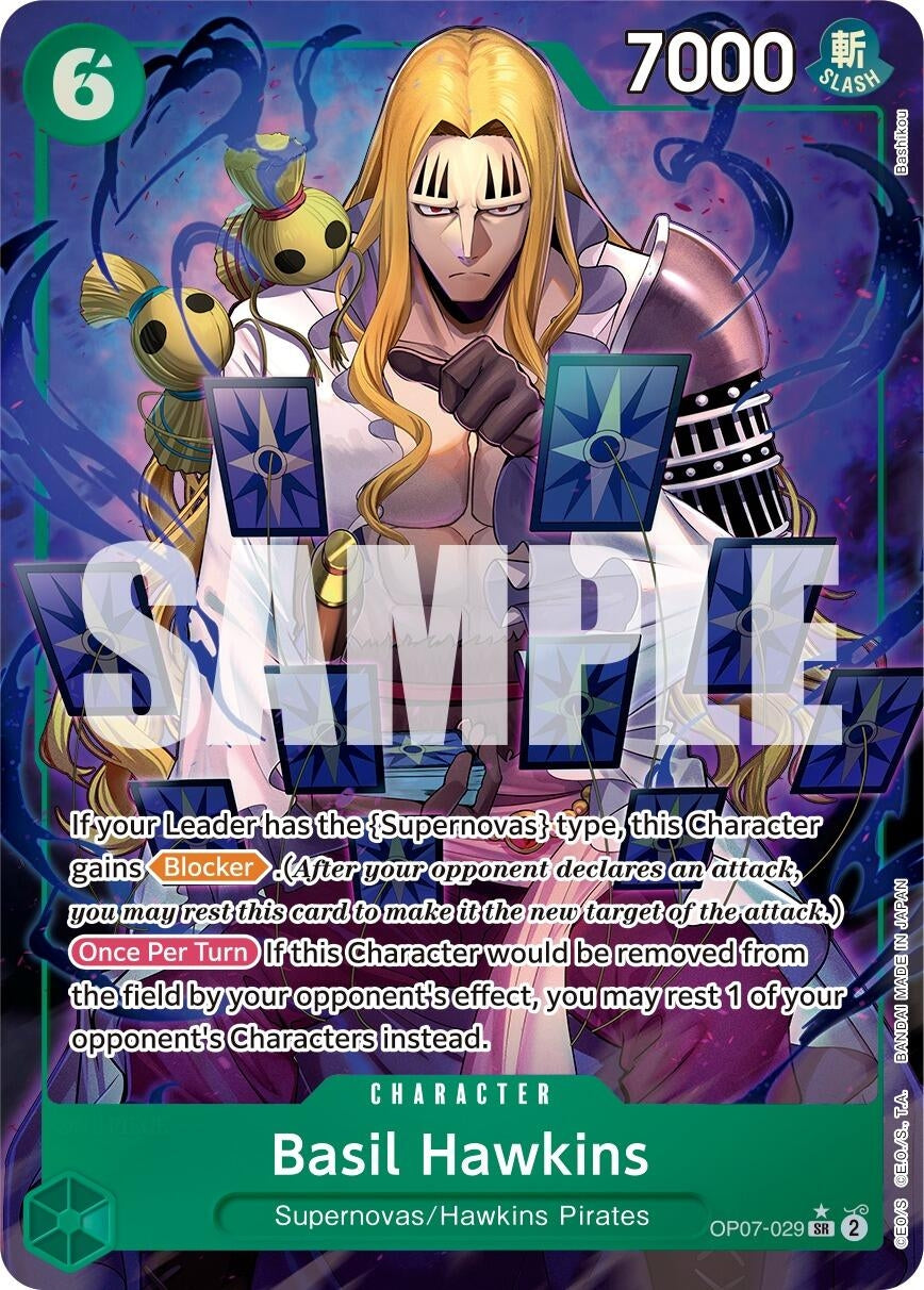 Basil Hawkins (Parallel) (7029) (OP07) - One Piece Card Game Single