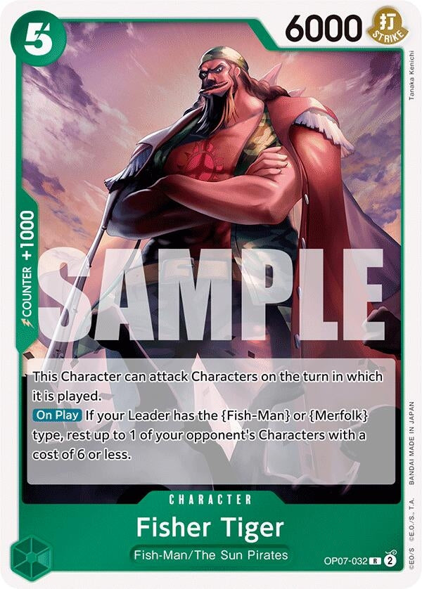 Fisher Tiger (7032) (OP07) - One Piece Card Game Single