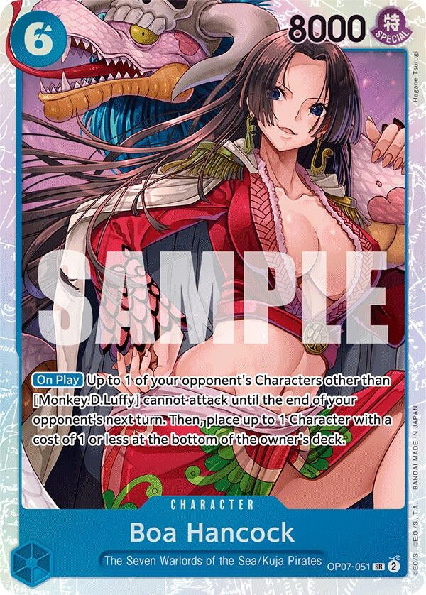 Boa Hancock (051) (7051) (OP07) - One Piece Card Game Single