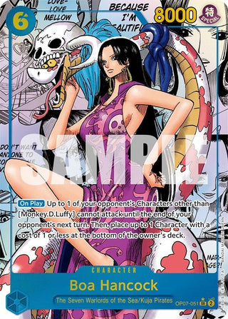Boa Hancock (051) (Parallel) (Manga) (7051) (OP07) - One Piece Card Game Single