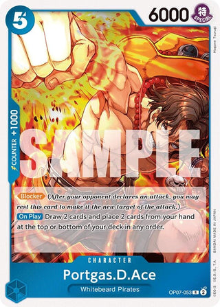 Portgas.D.Ace (053) (7053) (OP07) - One Piece Card Game Single