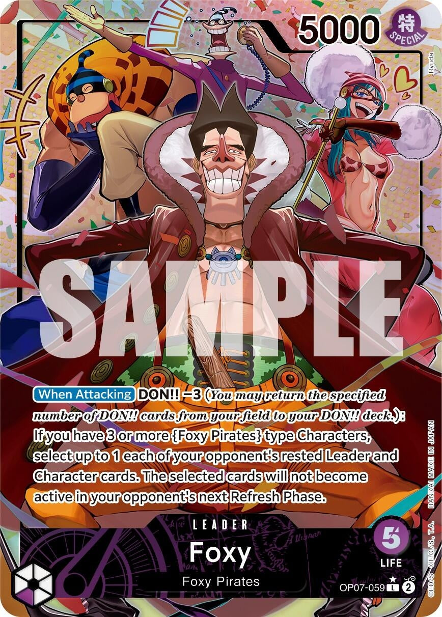 Foxy (059) (Parallel) (7059) (OP07) - One Piece Card Game Single