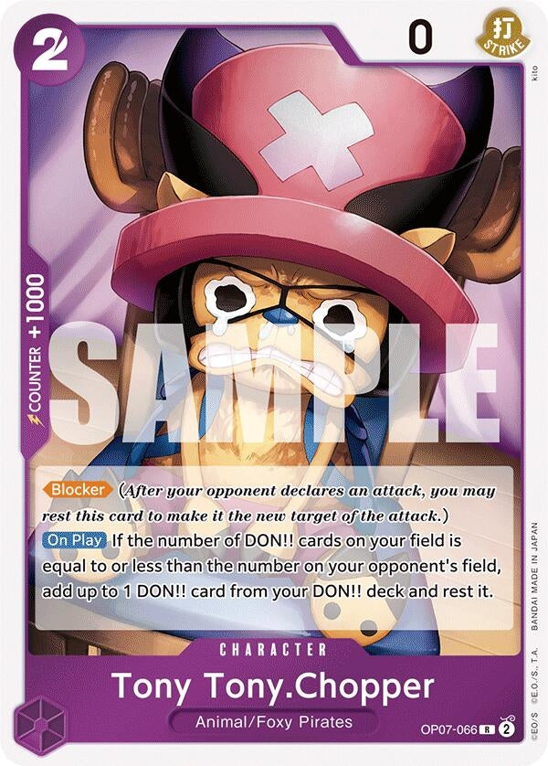 Tony Tony.Chopper (066) (7066) (OP07) - One Piece Card Game Single